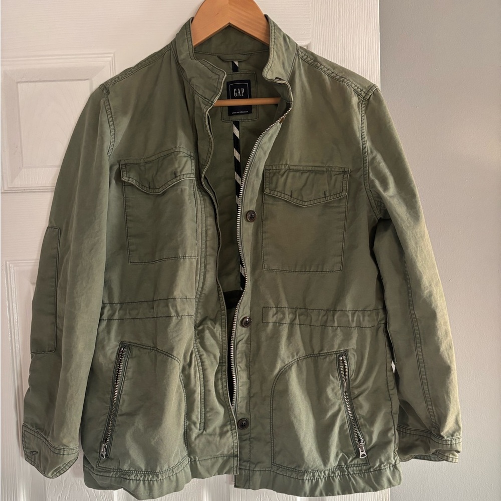 Gap army  green  utility jacket